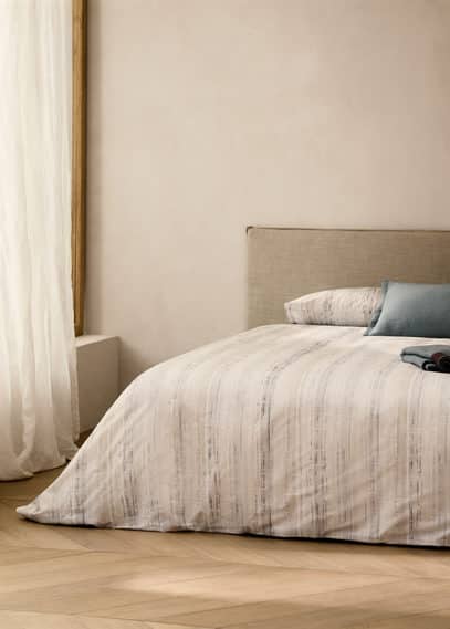 Mango Home Housse De Couet Gris - Home - Lit 90 Cm -