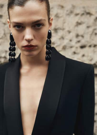 Boucles d'oreilles cascade perles