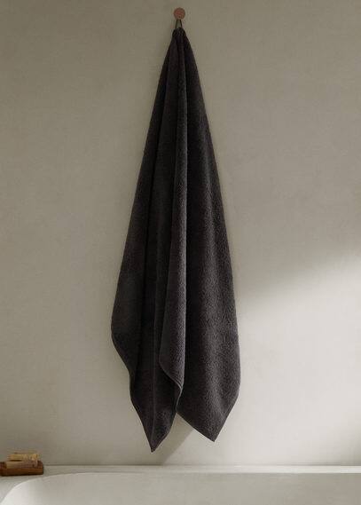 Mango Home Serviette Gris Anthracite - Home - 90x150cm -