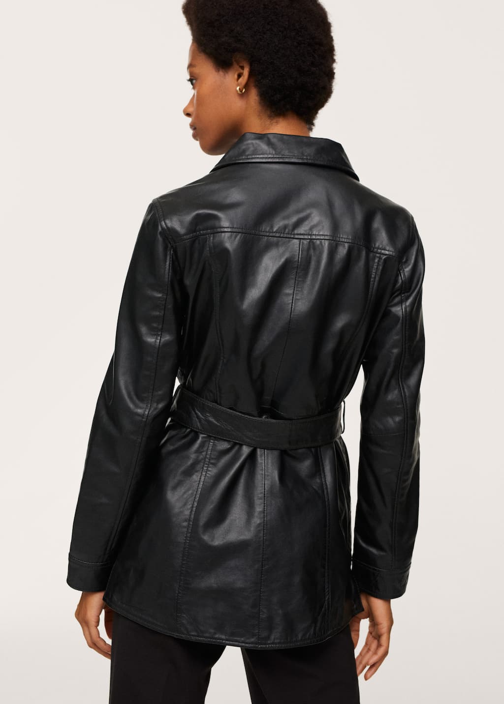 mango esther leather jacket