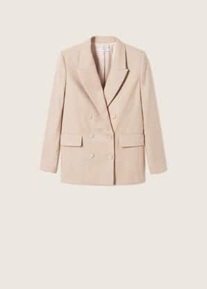 Structured suit blazer