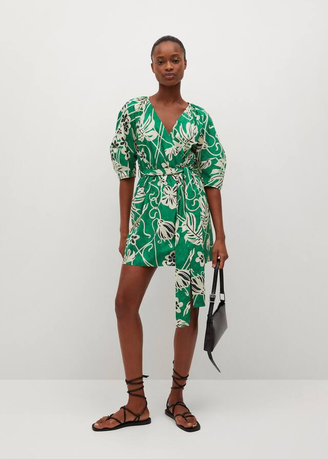 Φόρεμα κρουαζέ βαμβάκι - Γενικό πλάνο